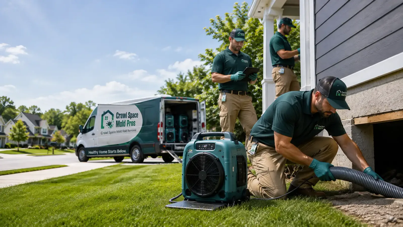 Crawl Space Mold Removal in Eaton, OH